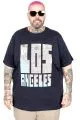 Big Size Los Angeles Tshirt 26117 NAVY