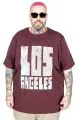 Big Size Los Angeles Tshirt 26117 PLUM