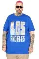 Big Size Los Angeles Tshirt 26117 SAX