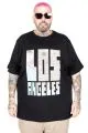 Big Size Los Angeles Tshirt 26117 BLACK
