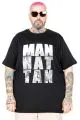 Big Size Manhattan Tshirt 26118 BLACK