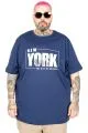 Big Size New York Tshirt 26119 INDIGO