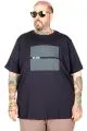 Big Size Black Tshirt 26124 NAVY