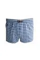Big Size Mens Boxer Desenli Poplin 6348 Light Navy Blue