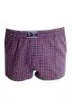 Big Size Mens Boxer Desenli Poplin 6348 Burgundy
