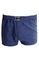 Big Size Mens Boxer Desenli Poplin 6348 Navy Blue