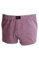 Big Size Mens Boxer Desenli Poplin 6348 Vişne