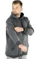 Big-Tall Men's  Recycle Sweatshirt with Hooded and Kangoroo Pocket B20532 Antramelange