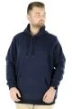 Big-Tall Men's  Recycle Sweatshirt with Hooded and Kangoroo Pocket B20532 Navy Blue