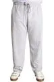 Big Size Sweatpants Recycle Zipper B21017 Grey Melange