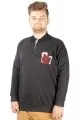 Erkek Sweat Polo Recycle Selanik Losangeles B20420 Antramelanj ANTRASIT
