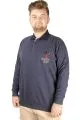 Erkek Sweat Polo Recycle Selanik Sailor B20421 İndigo INDIGO