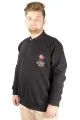 Erkek Sweat Polo Recycle Selanik Sailor B20421 Siyah SIYAH
