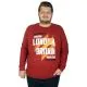 Büyük Beden Erkek Sweatshirt London Britain 19133 Bordo BORDO
