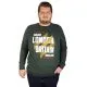 Büyük Beden Erkek Sweatshirt London Britain 19133 Nefti NEFTI