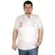 Büyük Beden Erkek T-Shirt Polo Original South 19416 Beyaz [product_color]