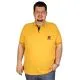Büyük Beden Erkek T-Shirt Polo True King 19417 Hardal HARDAL