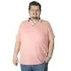 T-Shirt Polo Yaka Nakışlı Klasik Pike 18553 Somon SOMON