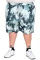 Men’s Big Size Patterned Swim Shorts FOX 25403 Khaki [product_color]