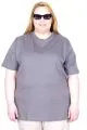 Big Size Tshirt k25162 GREY
