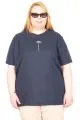 Big Size Tshirt k26002 NAVY