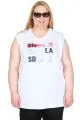 Big Size Tshirt k26013 WHITE