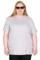 Big Size Tshirt k26114 GREY