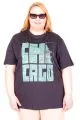 Big Size Tshirt k26116 NAVY