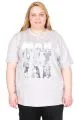 Big Size Tshirt k26118 GREY