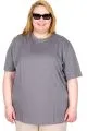 Big Size Tshirt k26200 SMOKE