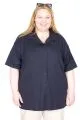 Big Size Shirt k26380 NAVY