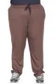 Big Size Sweatpant k26530 BROWN