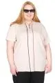 Big Size Tshirt k26580 BEIGE