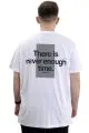Büyük Beden Baskılı Erkek T-Shirt Bisiklet Yaka TIME U24036 Beyaz BEYAZ