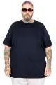 Büyük Beden Erkek T-Shirt Basic 20031 Lacivert [product_color]