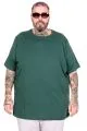 Büyük Beden Erkek Tshirt Bisiklet Yaka Basic 20031 Nefti [product_color]