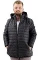 Big-Tall Mens Comfort Capitone Zippered Jacket 21048 Burgundy