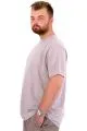 Big Size Mens T-Shirt Crew Neck INTERLOK 23162 Grey