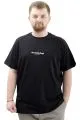 Big Size Mens T-Shirt Crew Neck VAN GOGH U24040 Black