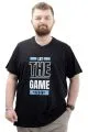 Big Size Mens T-Shirt BEGIN U24056 Black