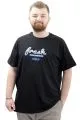 Big Size Mens T-Shirt Crew Neck FRESH U24059 Black