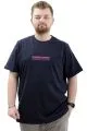 Mens Big Size T-shirt Crew Neck AMBITIONS U24063 Navy Blue