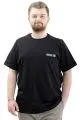 Big Size Mens T-shirt Crew Neck T-Shirt TOUCH U24066 Black