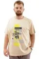 Big+Mens T-Shirt FRANCISCO U24086 Beige