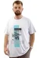 Big+Mens T-Shirt FRANCISCO U24086 White