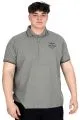 Big Size Mens Polo T-shirt Waffle Mr.Polo U24298 Khaki