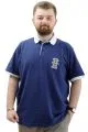 Big Size Mens T-shirt Polo UNION MADE U24332 Indigo