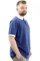 Mens Big Size Polo T-shirt POLO U24335 Indigo