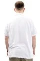 Büyük Beden Erkek T-Shirt Polo Yaka Klasik U24336 Beyaz