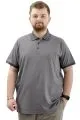 Big Size Mens T-shirt Polo LOGO M U24338 Smoked
